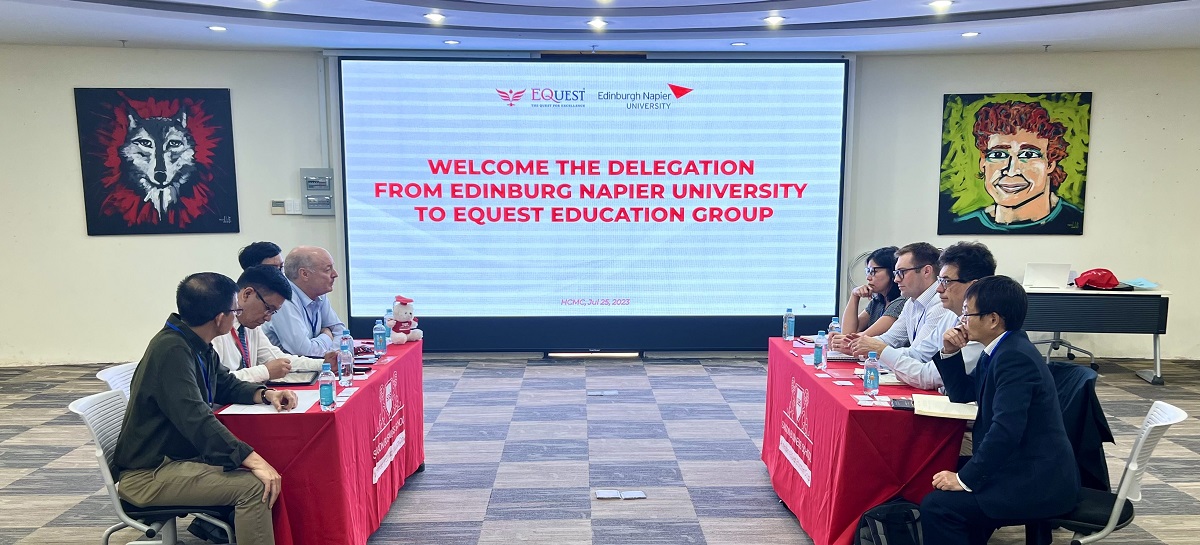 Saigon Business School Gặp Gỡ Và Trao Đổi Hợp Tác Với Edinburgh Napier University