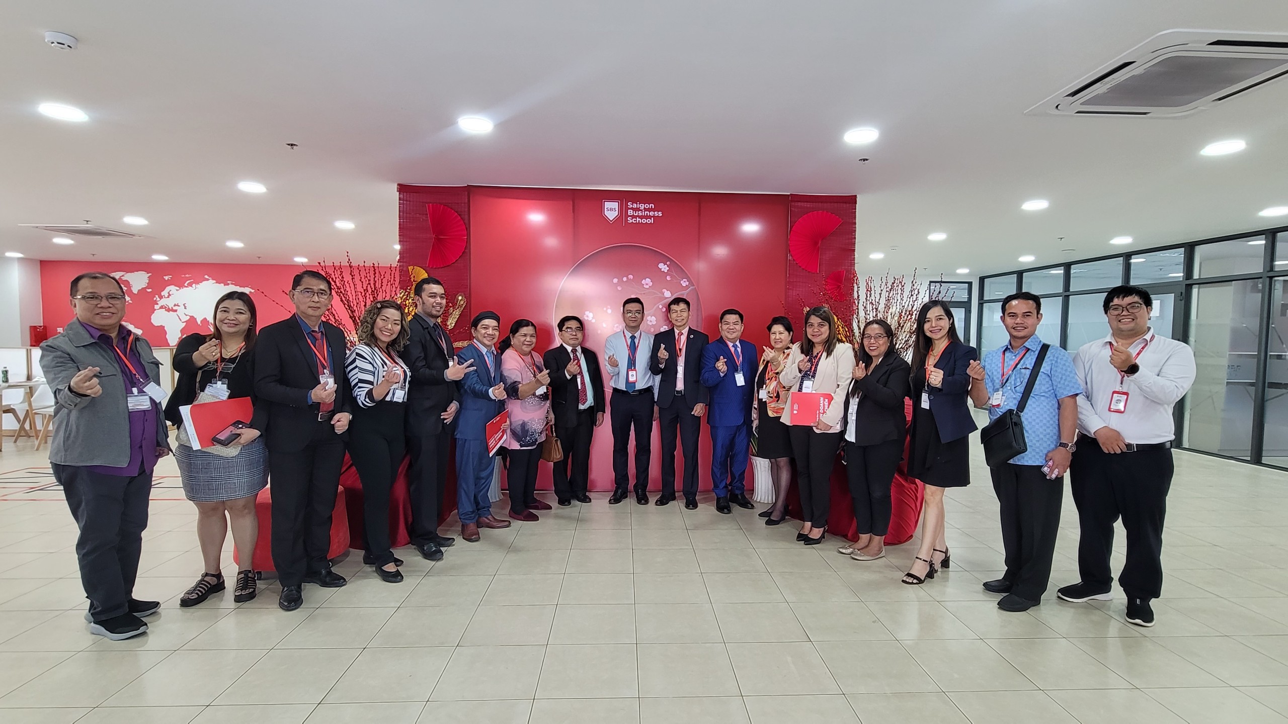 Saigon Business School vinh dự chào đón đoàn Đại biểu đến từ Council of Deans and Educators of Business in Region IV-A, Philippines