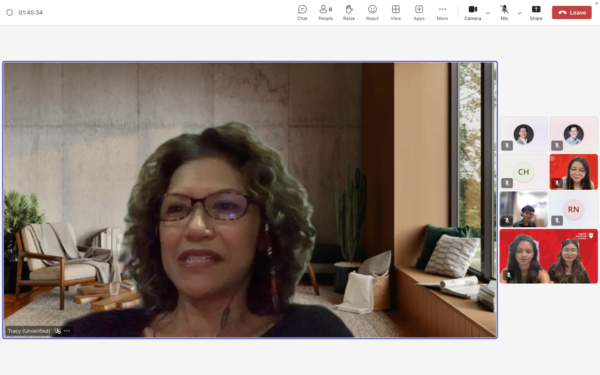 Webinar Sharing with Temasek Polytechnic on Saigon Business School (SBS) Internship Program