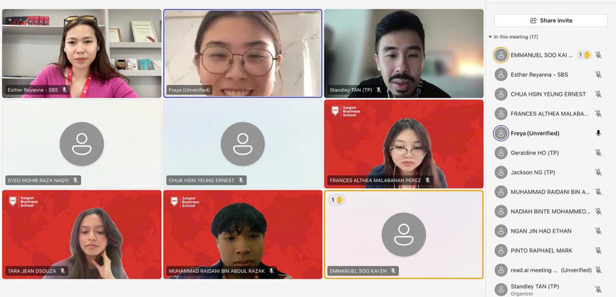 Overseas Internship Sharing Session with Temasek Polytechnic (Singapore)