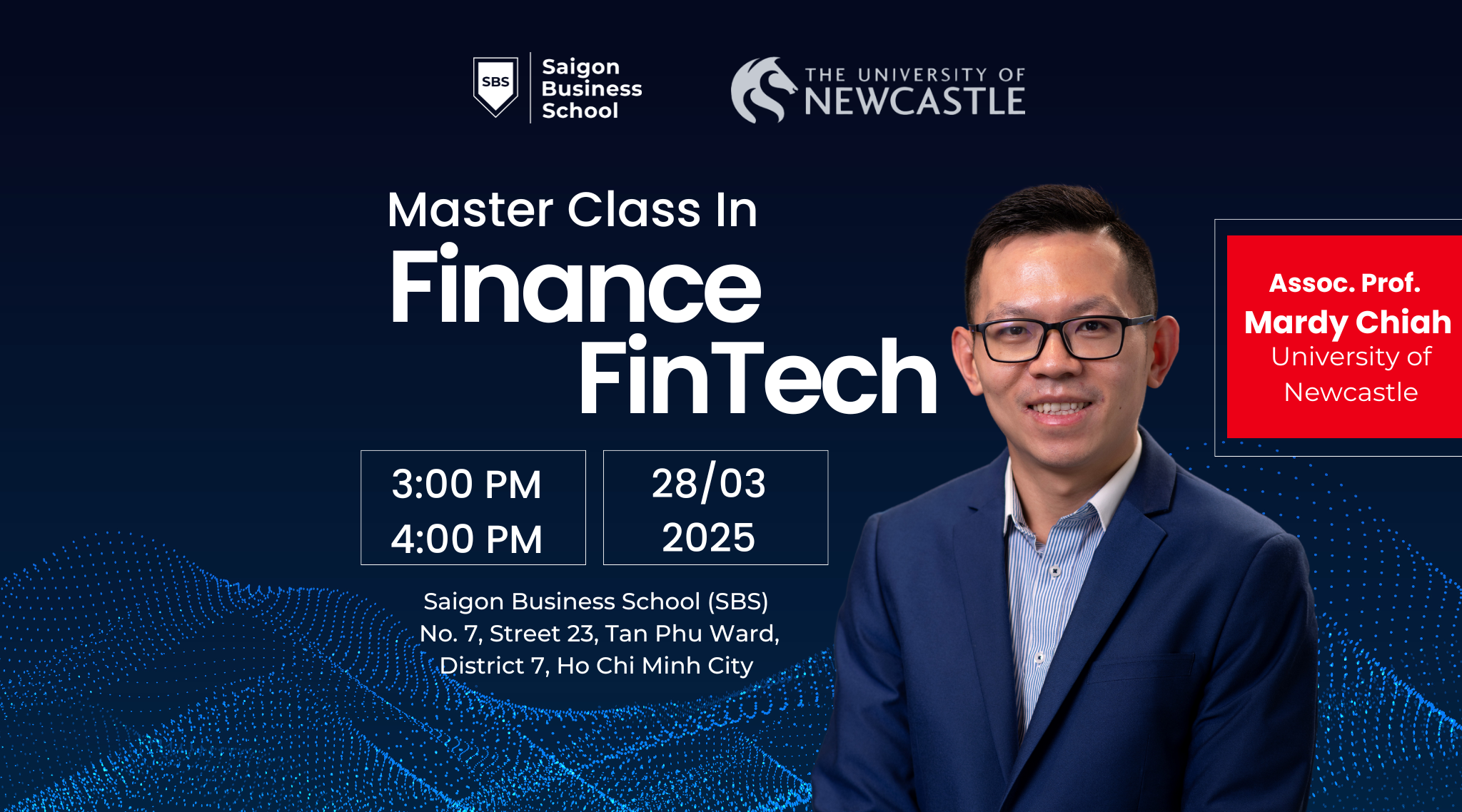 Master Class in Finance & FinTech with Associate Professor Mardy Chiah from the University of Newcastle, Australia