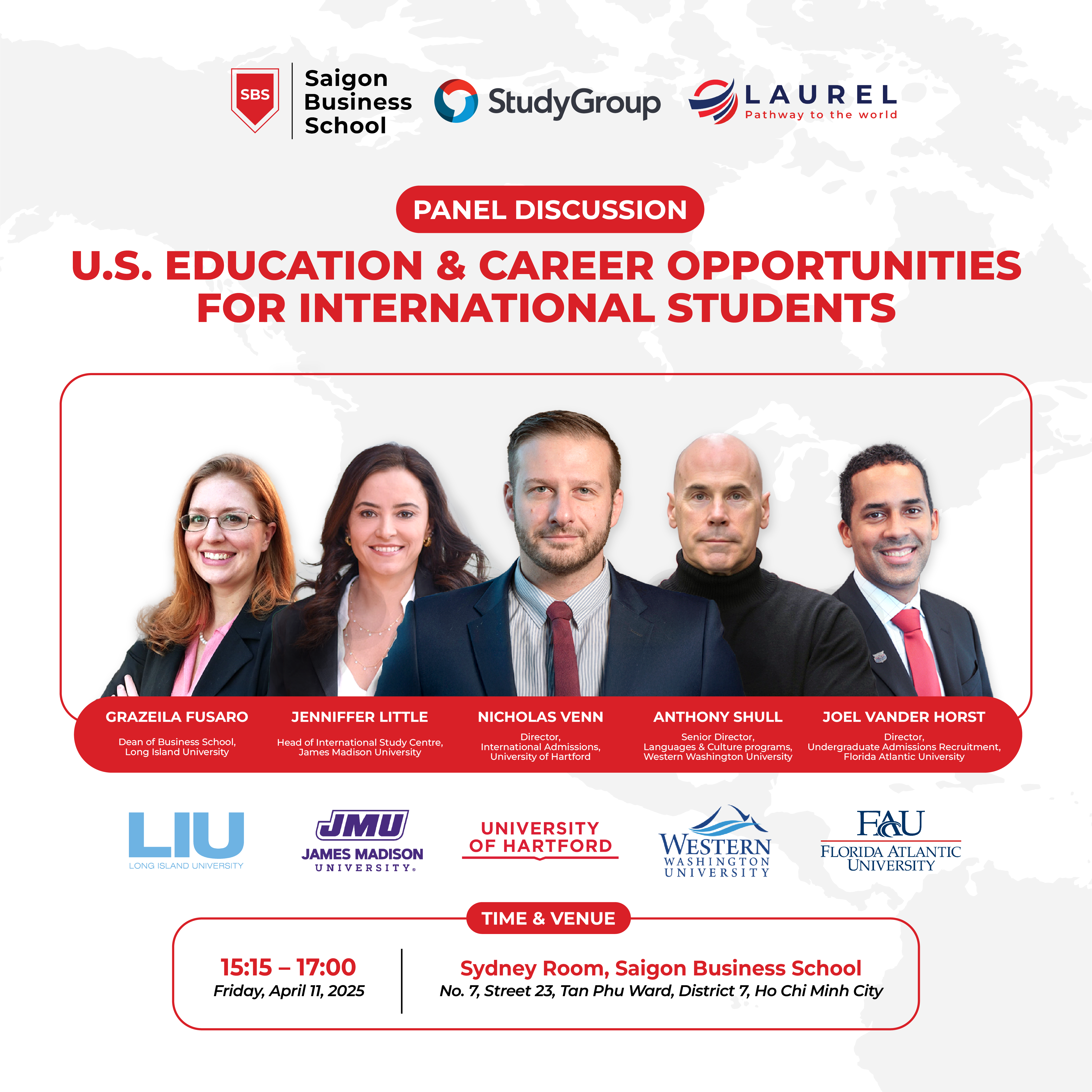 Panel Discussion: Education And Career Opportunities In The U.S. For International Students