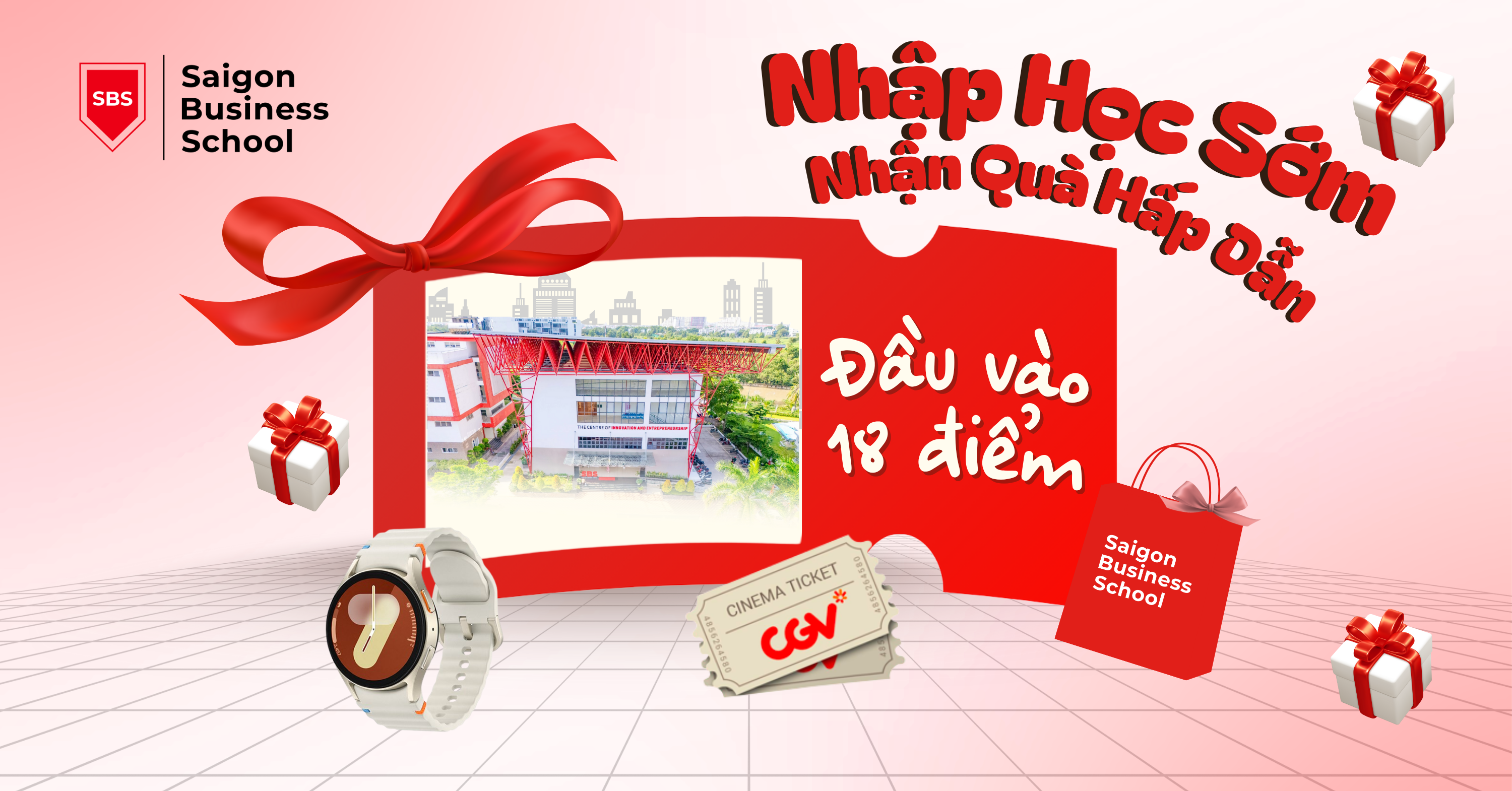 điểm xét đầu vào saigon business school 