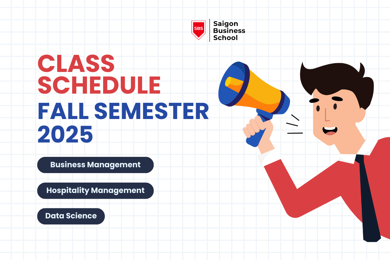 Class Schedule – Fall Semester 2025
