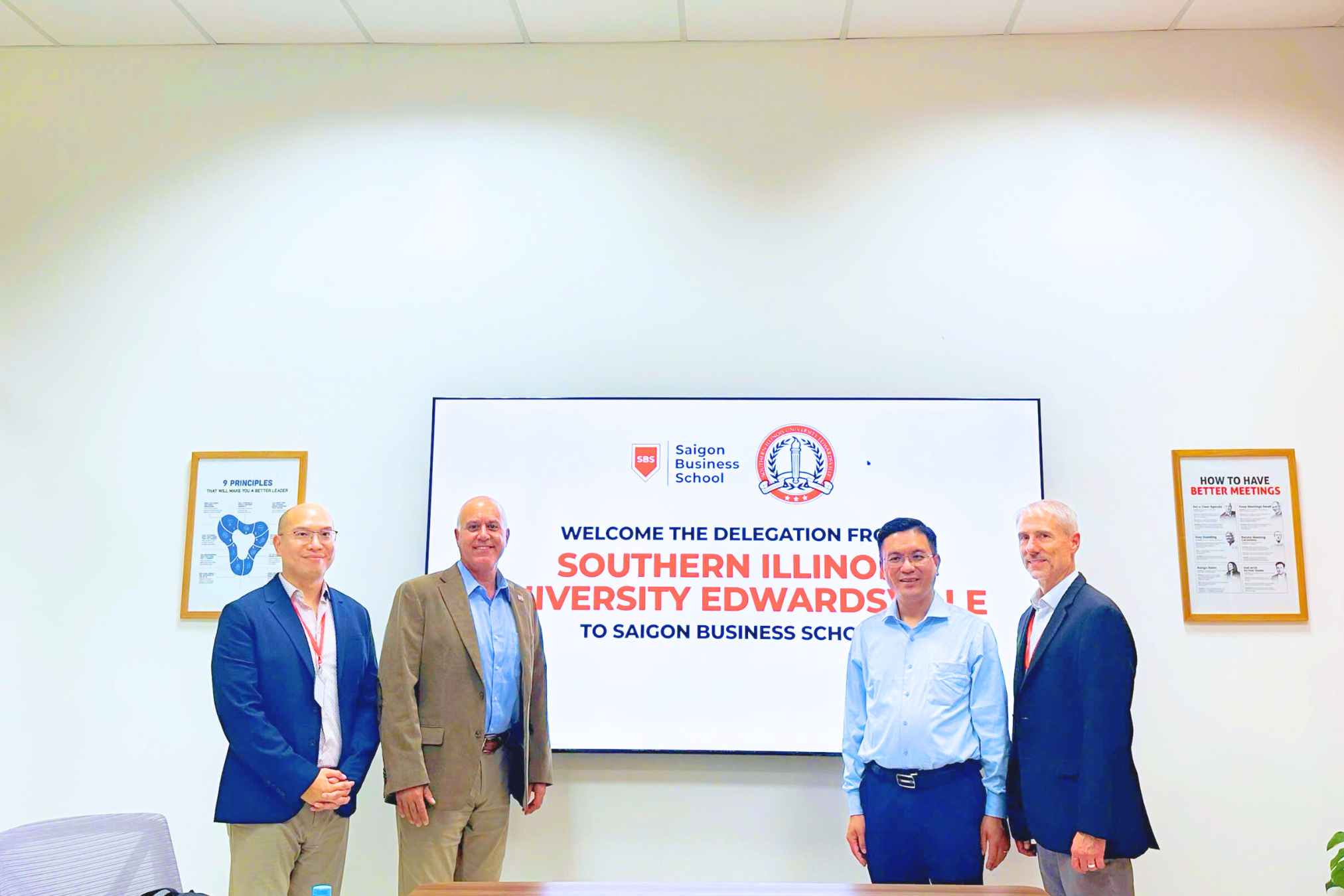 SBS Proudly Welcomes the Delegation from Southern Illinois University Edwardsville (SIUE), USA